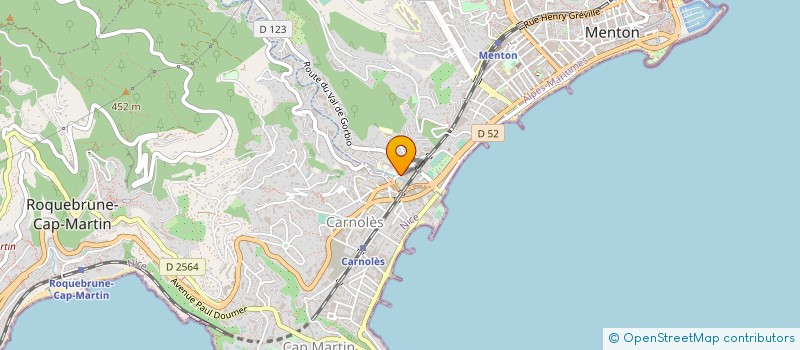 localisation de l'entreprise MADAME ANDREA CARENSO  MENTON