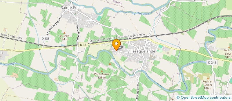 localisation de l'entreprise MADAME ANDREA CERVANTES  VILLESEQUELANDE