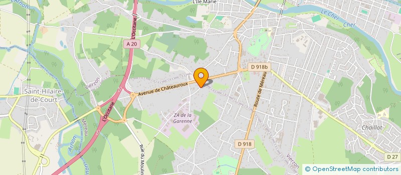 localisation de l'entreprise MADAME ANDREA CESAR  VIERZON