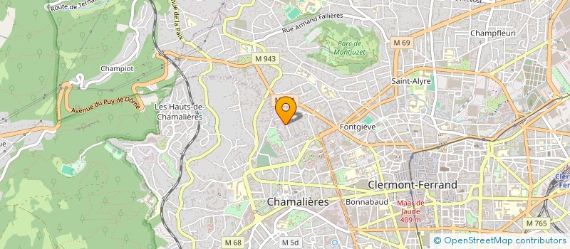 localisation de l'entreprise MADAME ANDREA CHAUVEAU  CLERMONT-FERRAND