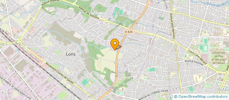 localisation de l'entreprise MADAME ANDREA CLAVERIE à LONS