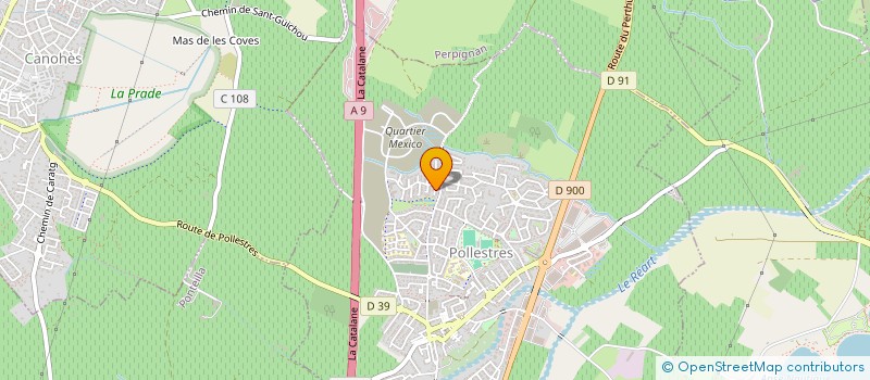 localisation de l'entreprise MADAME ANDREA CONEJERO  POLLESTRES