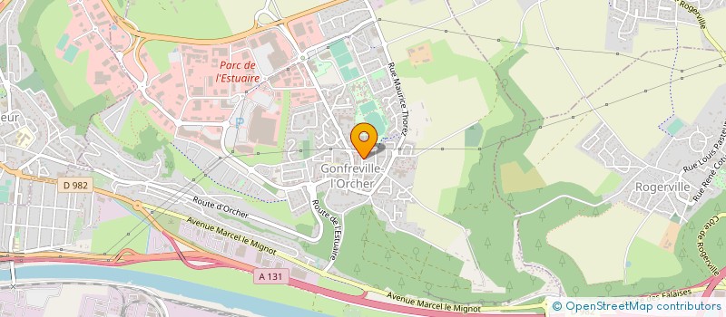 localisation de l'entreprise MADAME ANDREA CONFAIS  GONFREVILLE-L'ORCHER