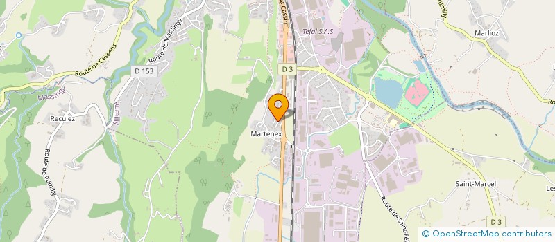 localisation de l'entreprise MADAME ANDREA CONTENTE  RUMILLY