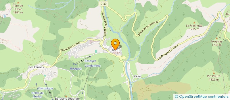 localisation de l'entreprise MADAME ANDREA COURATIER  ENTRAUNES