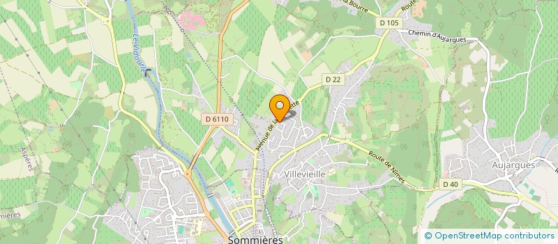 localisation de l'entreprise MADAME ANDREA COUSTOU  SOMMIERES