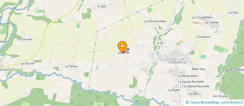 localisation de l'entreprise MADAME ANDREA CRAIG à CHAMPSECRET