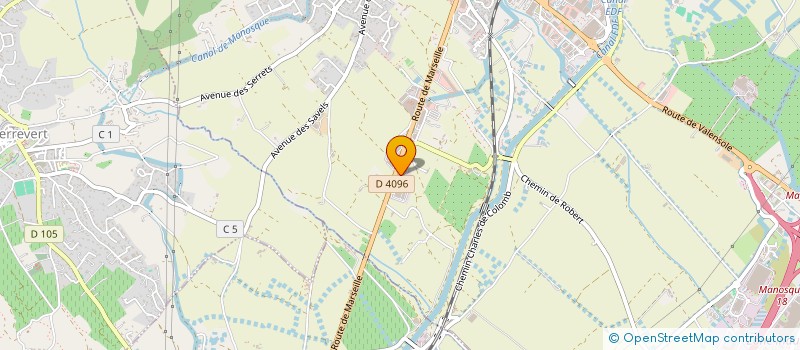 localisation de l'entreprise MADAME ANDREA CUVELIER à MANOSQUE