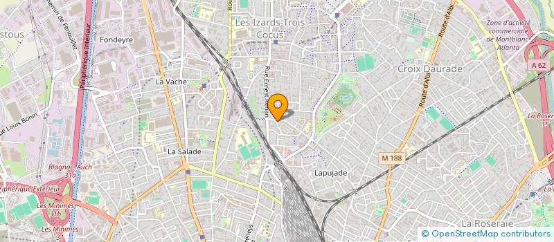 localisation de l'entreprise MADAME ANDREA DA SILVA NOGUEIRA à TOULOUSE