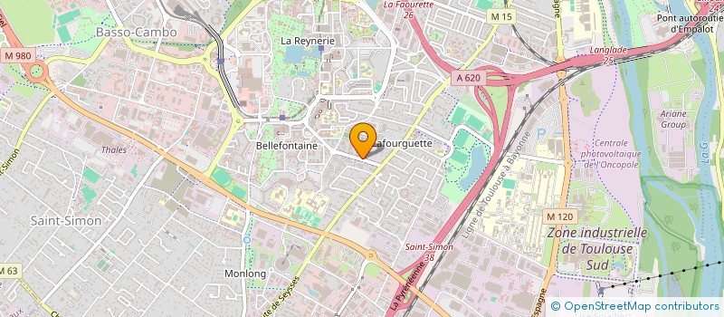 localisation de l'entreprise MADAME ANDREA DARRIET à TOULOUSE