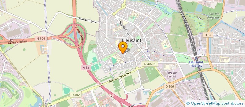 localisation de l'entreprise MADAME ANDREA DAS NEVES  LIEUSAINT