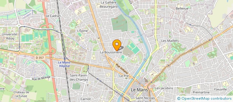 localisation de l'entreprise MADAME ANDREA DAUDIN à LE MANS
