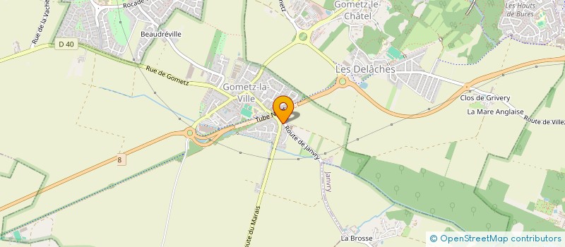 localisation de l'entreprise MADAME ANDREA DE ALMEIDA à GOMETZ-LA-VILLE