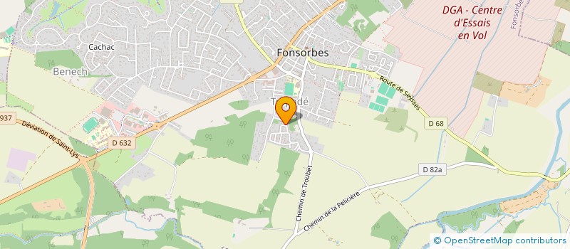localisation de l'entreprise MADAME ANDREA DE FARIA à FONSORBES