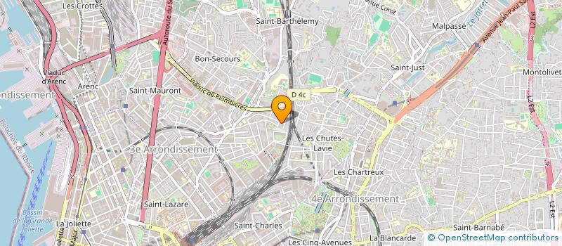 localisation de l'entreprise MADAME ANDREA DE LA VEGA MARQUEZ  MARSEILLE