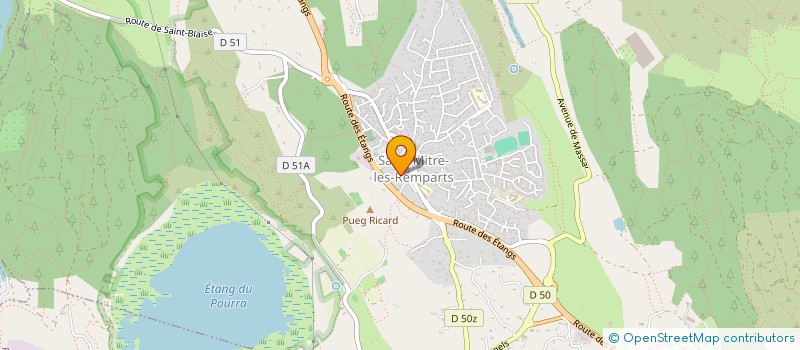 localisation de l'entreprise MADAME ANDREA DE LIMA BARBOSA  SAINT-MITRE-LES-REMPARTS