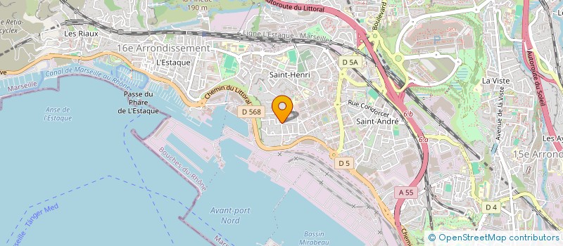 localisation de l'entreprise MADAME ANDREA DELBES à MARSEILLE