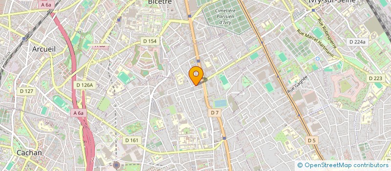 localisation de l'entreprise MADAME ANDREA DELGADO ALMEIDA  VILLEJUIF