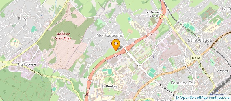 localisation de l'entreprise MADAME ANDREA DESBRANCHES  BESANCON