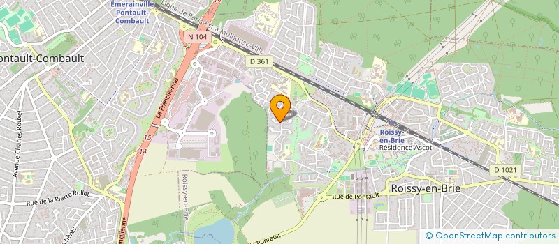 localisation de l'entreprise MADAME ANDREA DIEZ  ROISSY-EN-BRIE