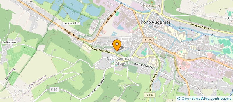 localisation de l'entreprise MADAME ANDREA DIGUET  PONT-AUDEMER