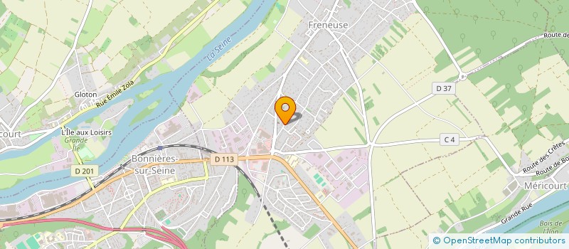 localisation de l'entreprise MADAME ANDREA DOMINGUES  FRENEUSE