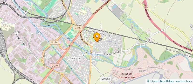 localisation de l'entreprise MADAME ANDREA DOSSMAN ADUM  LONGVIC