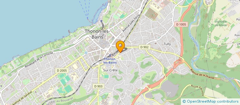 localisation de l'entreprise MADAME ANDREA FERREIRA à THONON-LES-BAINS