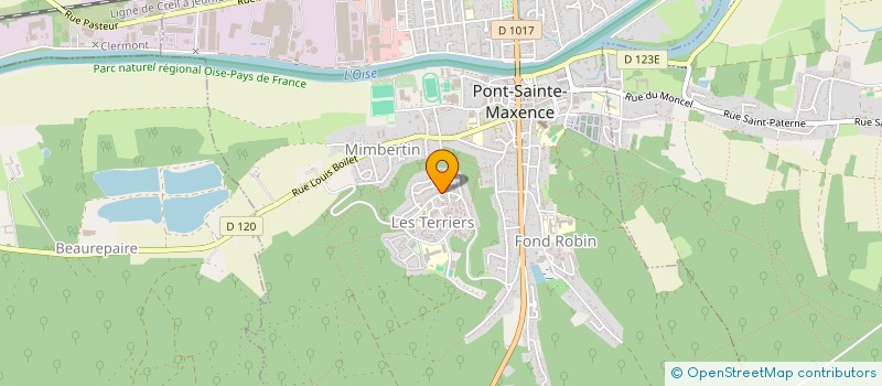 localisation de l'entreprise MADAME ANDREA FOUCHET à PONT-SAINTE-MAXENCE