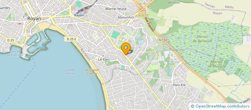 localisation de l'entreprise MADAME ANDREA GAGO MARTINEZ  ROYAN