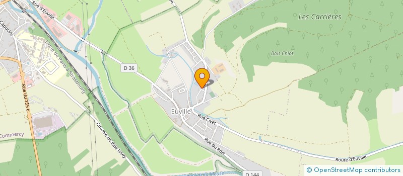 localisation de l'entreprise MADAME ANDREA GAILLARD à EUVILLE