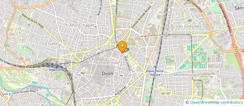 localisation de l'entreprise MADAME ANDREA GARZA GONZALEZ  DIJON