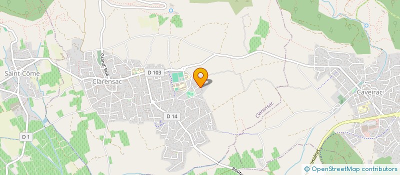 localisation de l'entreprise MADAME ANDREA GAUSSENT  CLARENSAC