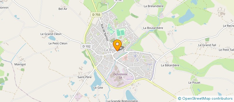 localisation de l'entreprise MADAME ANDREA GIRAUDET à LA BRUFFIERE
