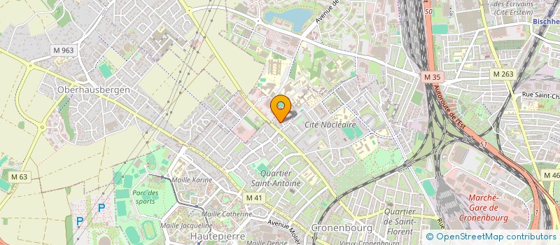localisation de l'entreprise MADAME ANDREA GOFFENEY à STRASBOURG