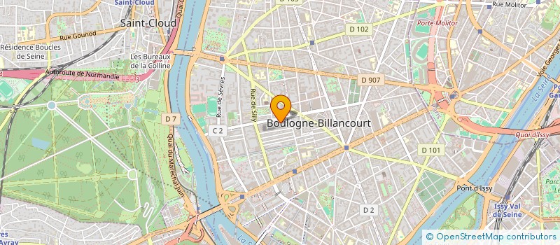 localisation de l'entreprise MADAME ANDREA GOMES POIARES à BOULOGNE-BILLANCOURT