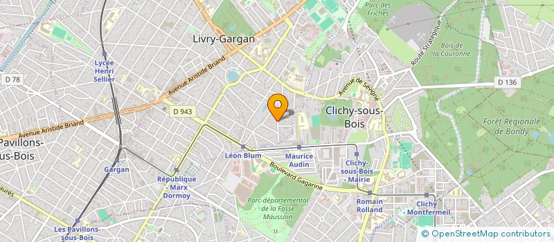 localisation de l'entreprise MADAME ANDREA GONCALVES  LIVRY-GARGAN