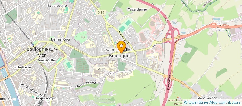 localisation de l'entreprise MADAME ANDREA GRAINGE  BOULOGNE-SUR-MER