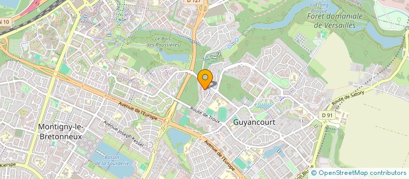 localisation de l'entreprise MADAME ANDREA GRENIER  GUYANCOURT