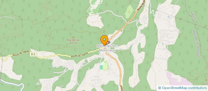 localisation de l'entreprise MADAME ANDREA GUAZZONI  LA CRAU