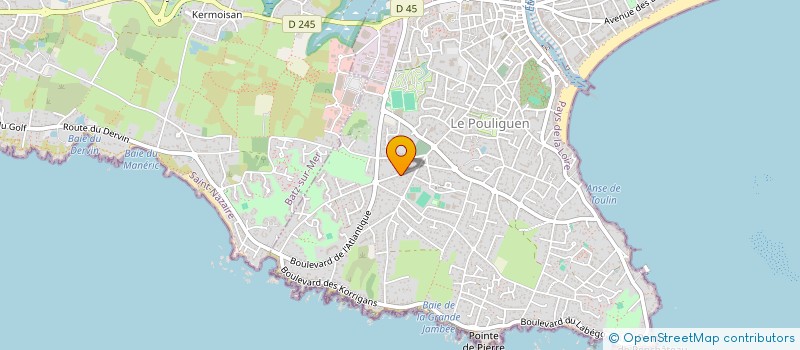 localisation de l'entreprise MADAME ANDREA HAMERY à LE POULIGUEN