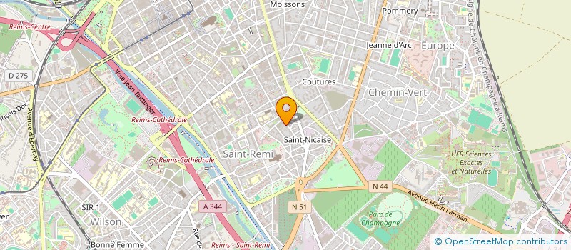 localisation de l'entreprise MADAME ANDREA HAUTECOEUR à REIMS