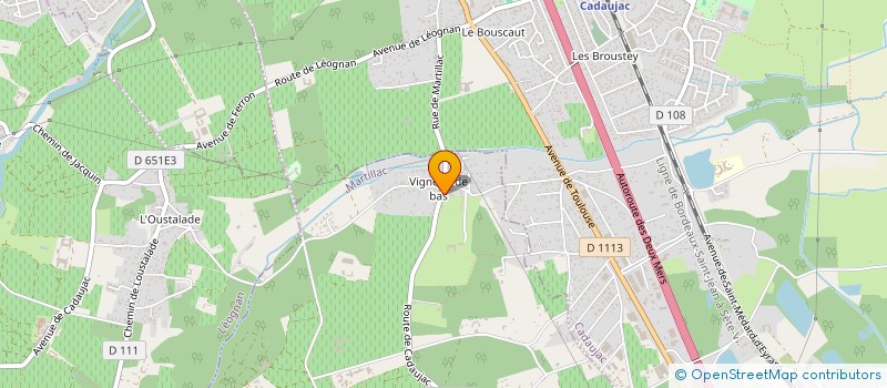 localisation de l'entreprise MADAME ANDREA HERPIN  MARTILLAC