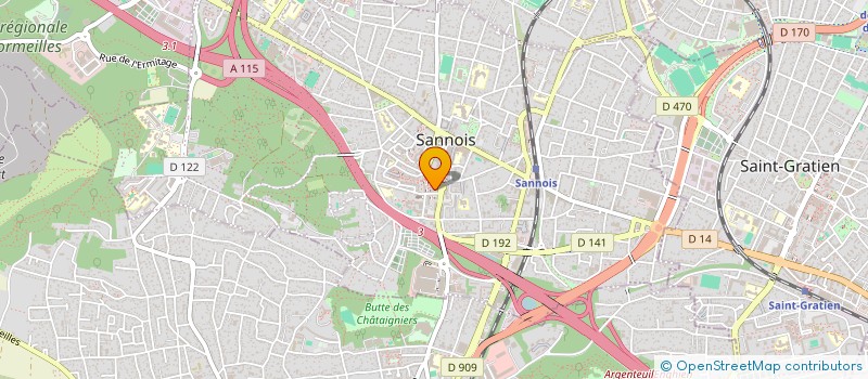 localisation de l'entreprise MADAME ANDREA HERTZ  SANNOIS