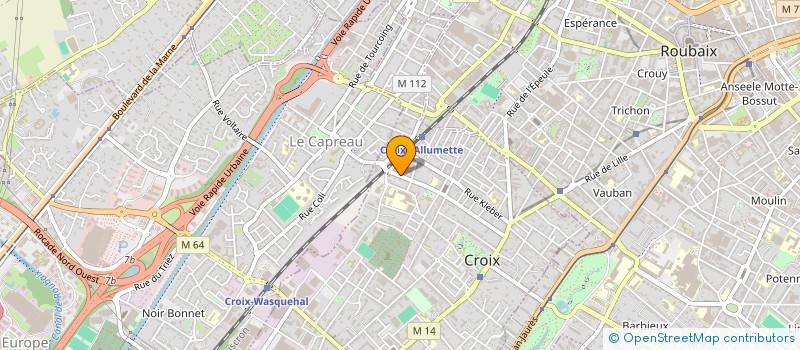 localisation de l'entreprise MADAME ANDREA HUBERTIE  CROIX