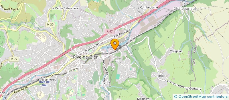 localisation de l'entreprise MADAME ANDREA HUGON  RIVE-DE-GIER