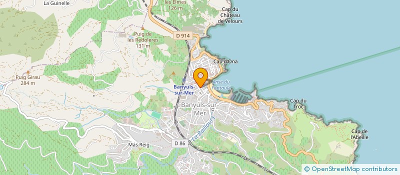 localisation de l'entreprise MADAME ANDREA JARMUSCHEWSKI  BANYULS-SUR-MER