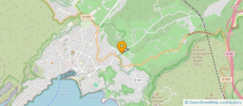 localisation de l'entreprise MADAME ANDREA KAYSER  CASSIS