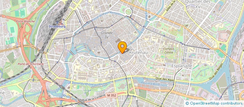 localisation de l'entreprise MADAME ANDREA KOUEVI à STRASBOURG