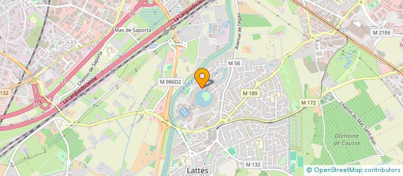 localisation de l'entreprise MADAME ANDREA KRAUSE à LATTES